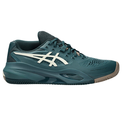 Scarpa Uomo GEL-RESOLUTION X CLAY, da tennis, con una resistente tomaia Verde