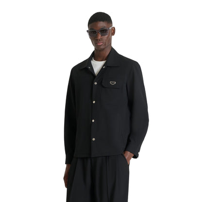 Camicia Uomo in tessuto elasticizzato misto viscosa 