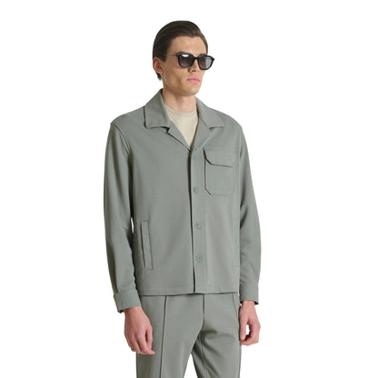 Camicia Uomo Dublin, in misto cotone Verde