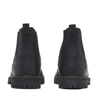 Stivale Uomo Chelsea Britton Road Mid, con tomaia Nera in pelle