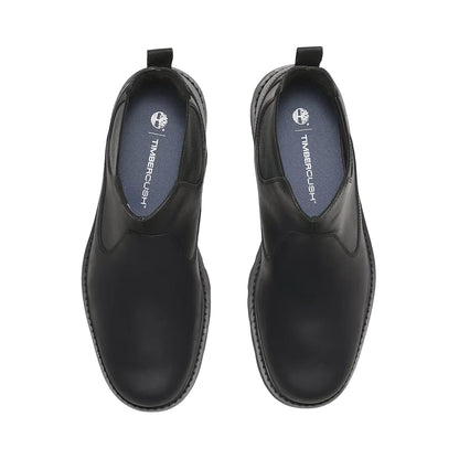 Stivale Uomo Chelsea Britton Road Mid, con tomaia Nera in pelle