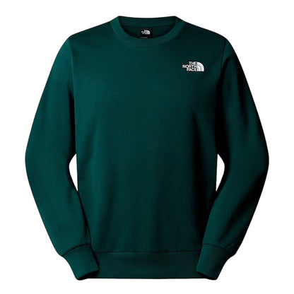 Felpa Uomo Simple Dome Crew Verde scuro