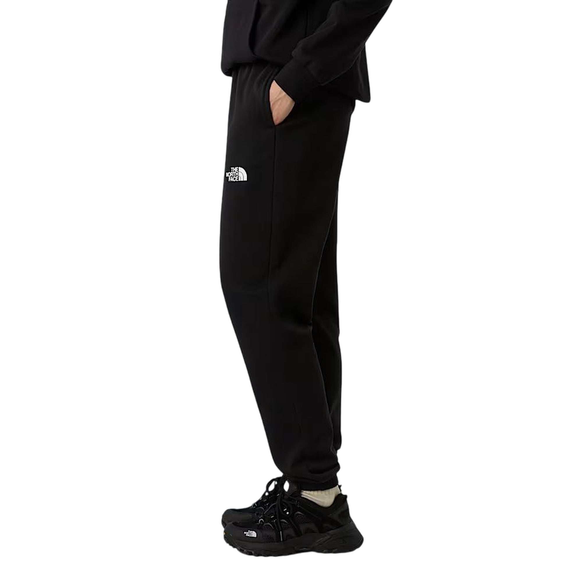 Joggers Donna Simple Dome Regular affusolati modella laterale