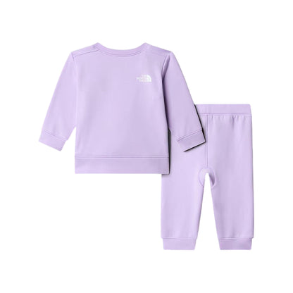 Tuta due pezzi Neonato in pile TNF Performance Lilla retro