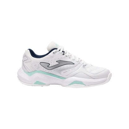 Sneakers Donna da Padel Master 1000, con inserti verdi sulla suola 