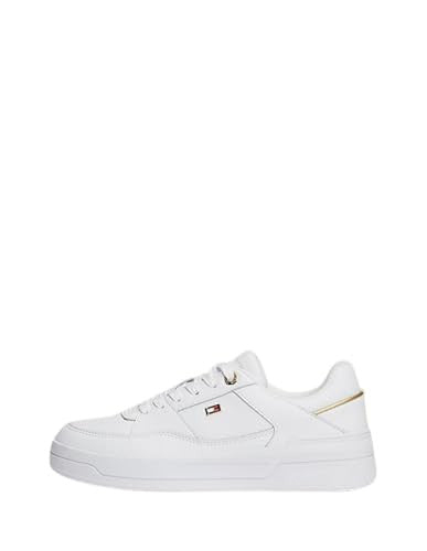 Tommy Hilfiger Sneakers Donna Profilo Basso Bianche Pelle Sintetica Taglia 36