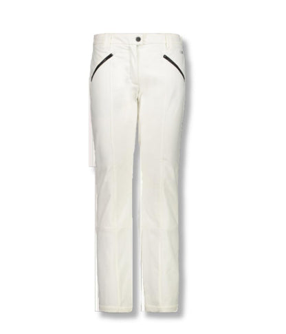 Pantaloni Donna da sci in softshell Bianco