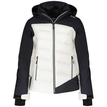 Giacca Donna Sci Feel Warm Flock Bianco/Nero