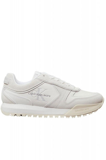 Calvin Klein Sneakers Runner Toothy Irregular Lines Bianche Donna 36