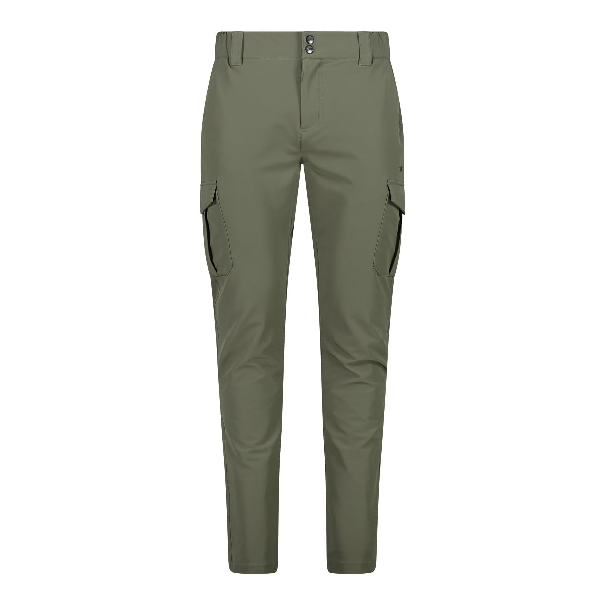 Pantaloni Uomo Elasticizzati Trekking con zip e bottone