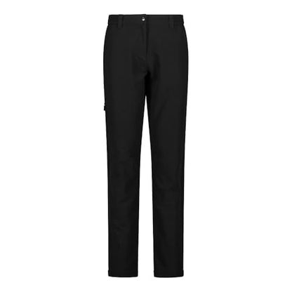 Pantaloni Donna da Trekking Stretch con zip e bottone