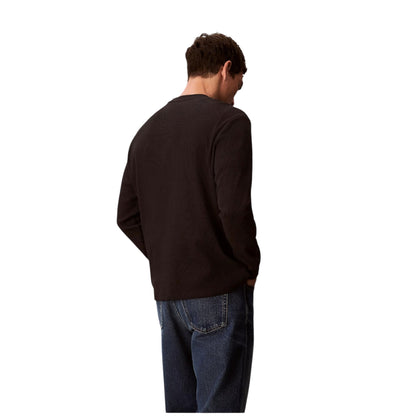 Maglia Uomo con texture a nido d'ape modello retro