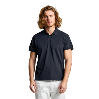 Polo Uomo Nera Tech Pique, in tessuto tecnico, con trattamento anti-uv 