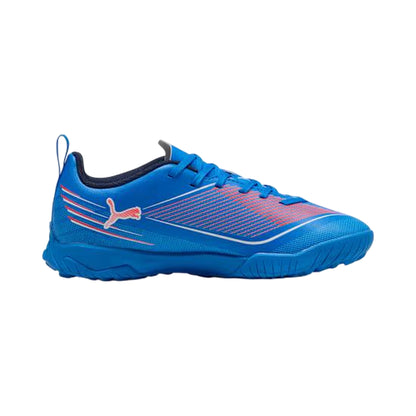 Scarpa Junior Ultra 6 Play Turf Azzurra, con tomaia morbida