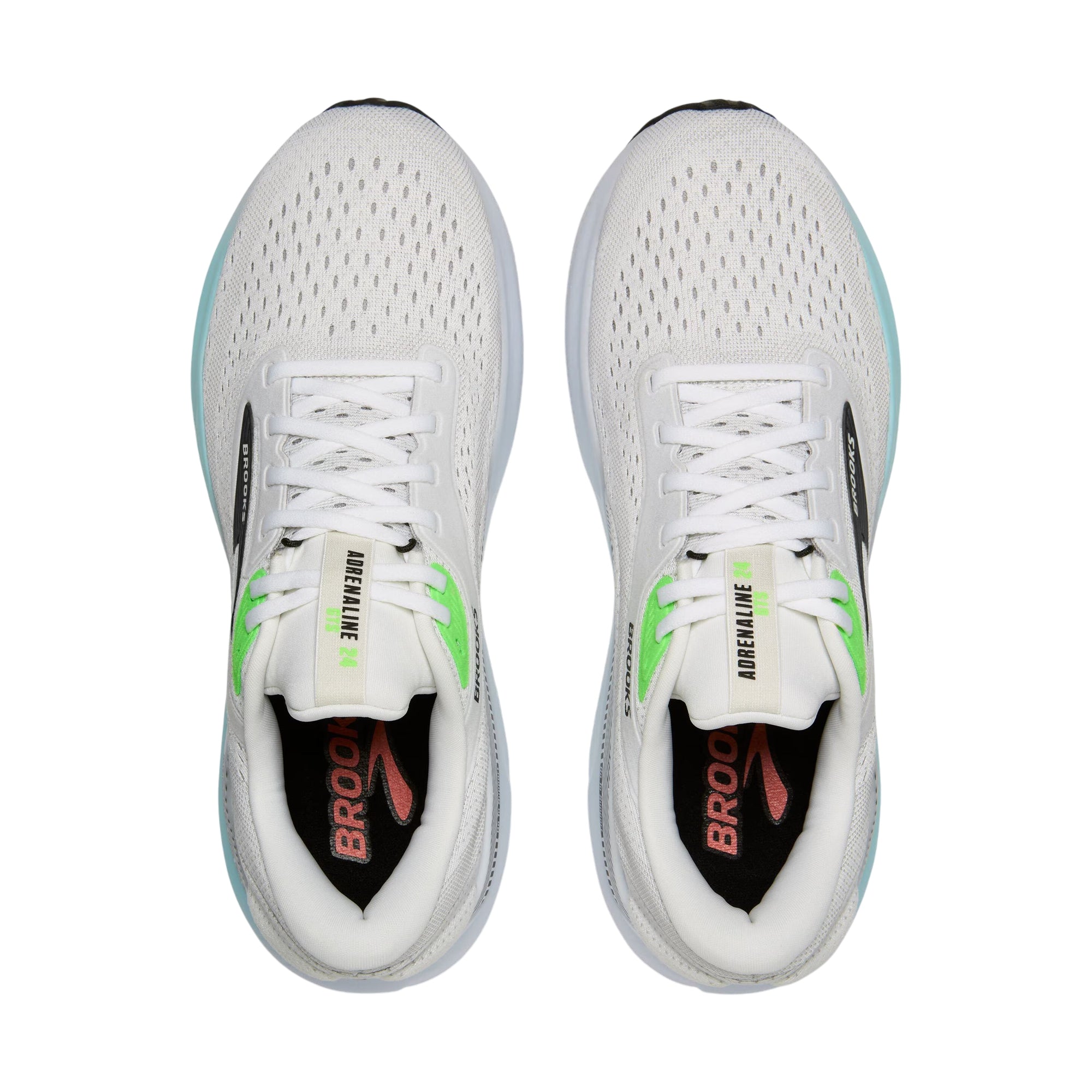 Scarpa Uomo da corsa Adrenaline GTS 24 Bianca, con tomaia in mesh 