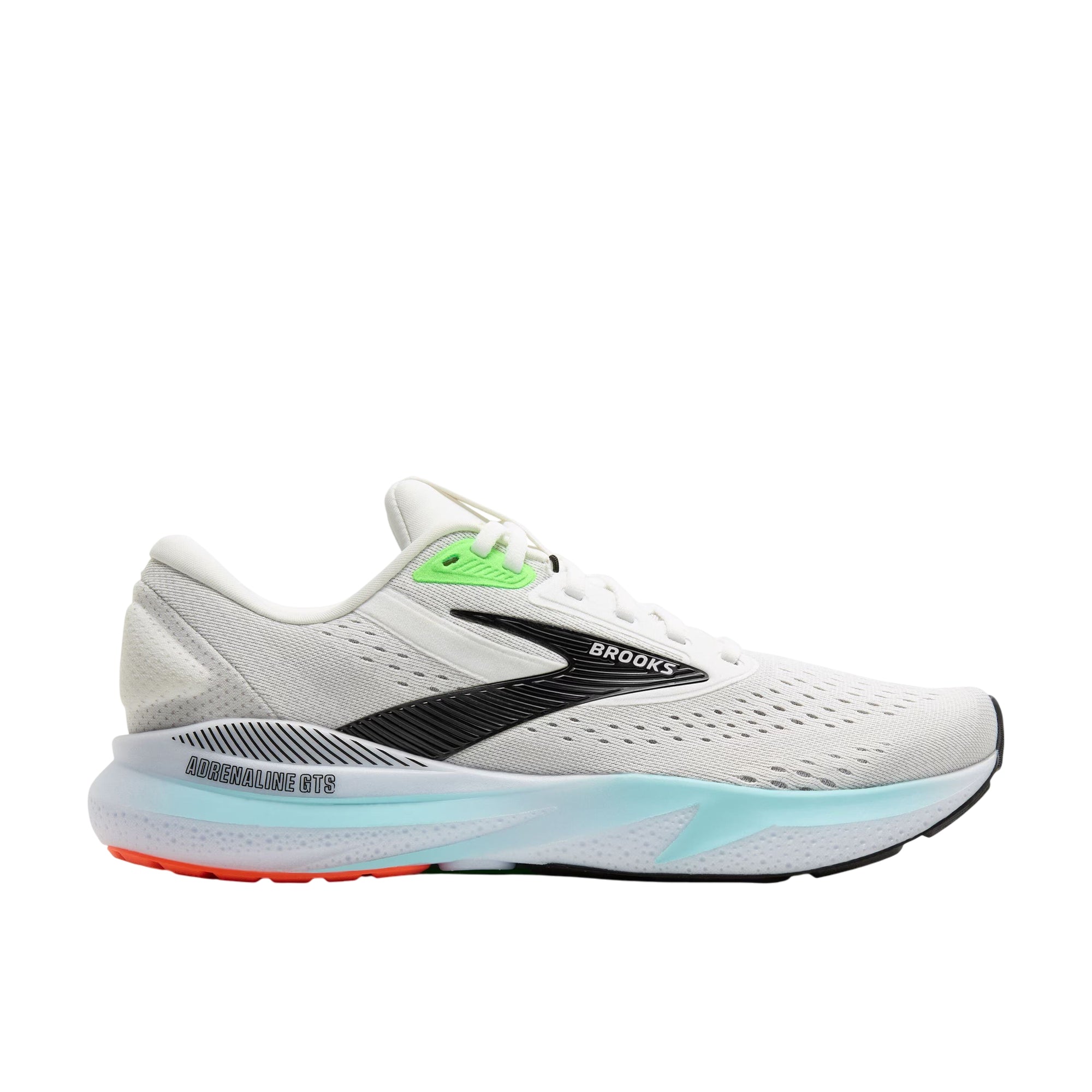 Scarpa Uomo da corsa Adrenaline GTS 24 Bianca, con tomaia in mesh 