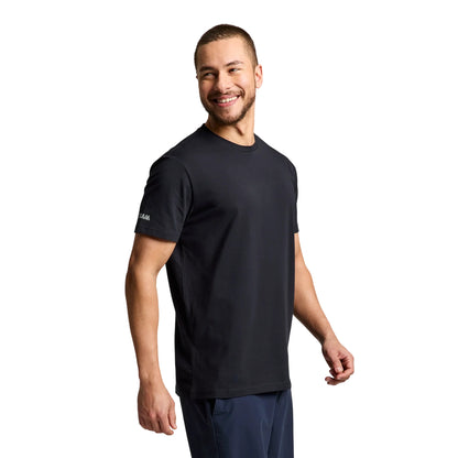 T-shirt Uomo Deck Nera, con logo sulla manica frontale