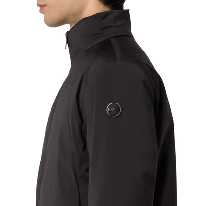 Giubbino Uomo corto Nera, con logo gommato sulla manica