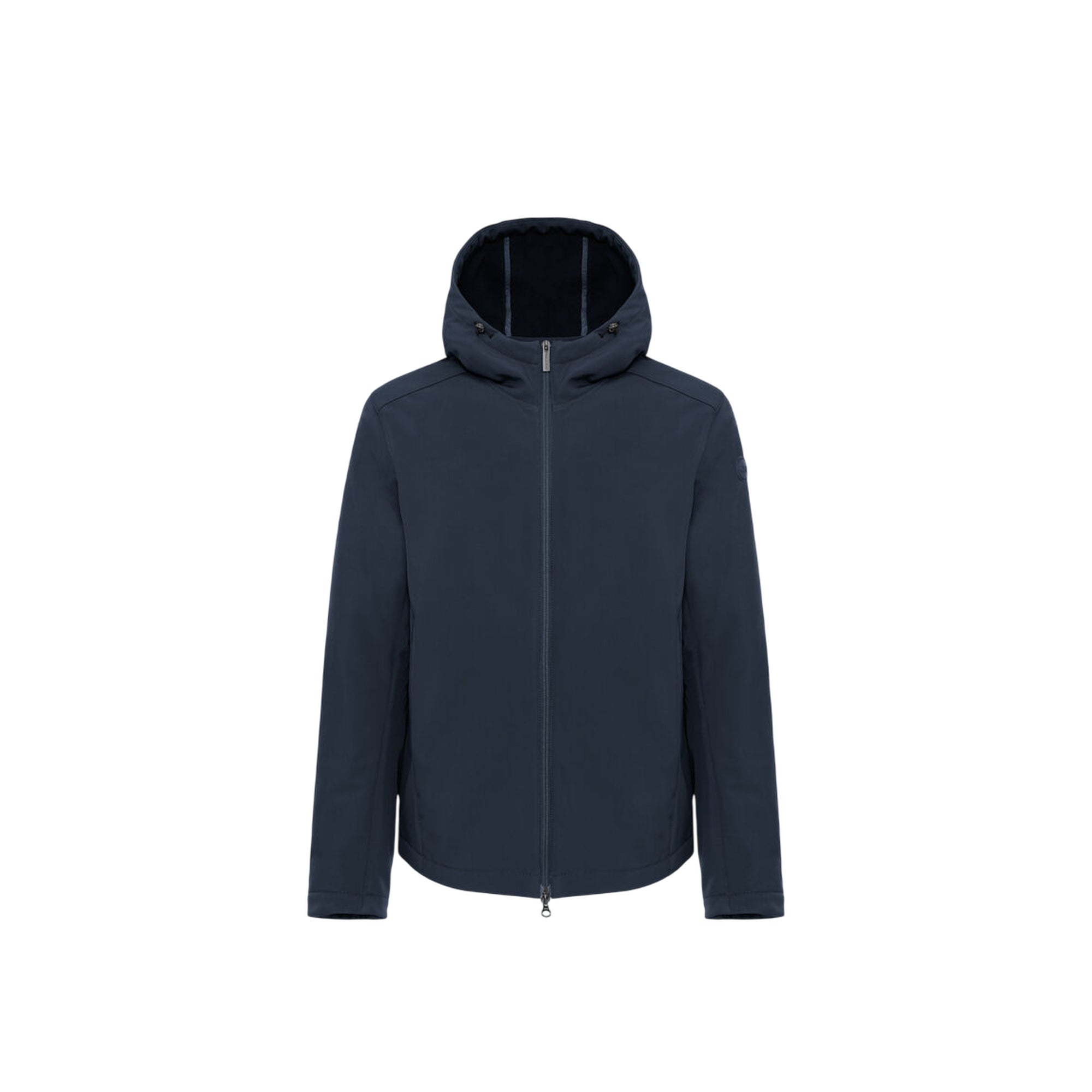 Giacca Uomo in softshell Blu, con cappuccio e pile interno