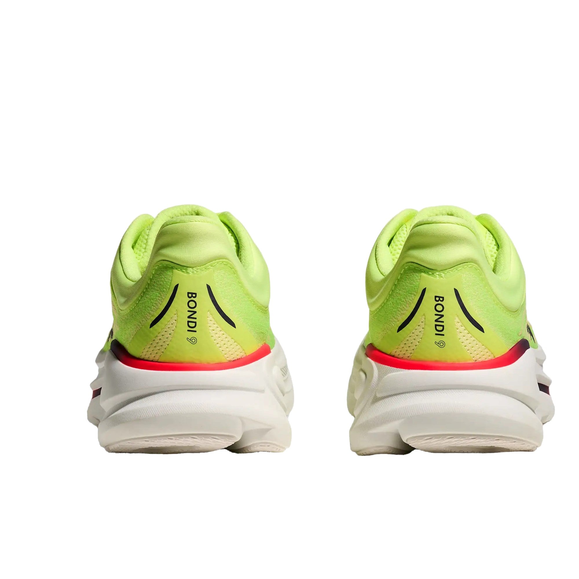 Scarpa Running Uomo Bondi 9 Giallo fluo retro