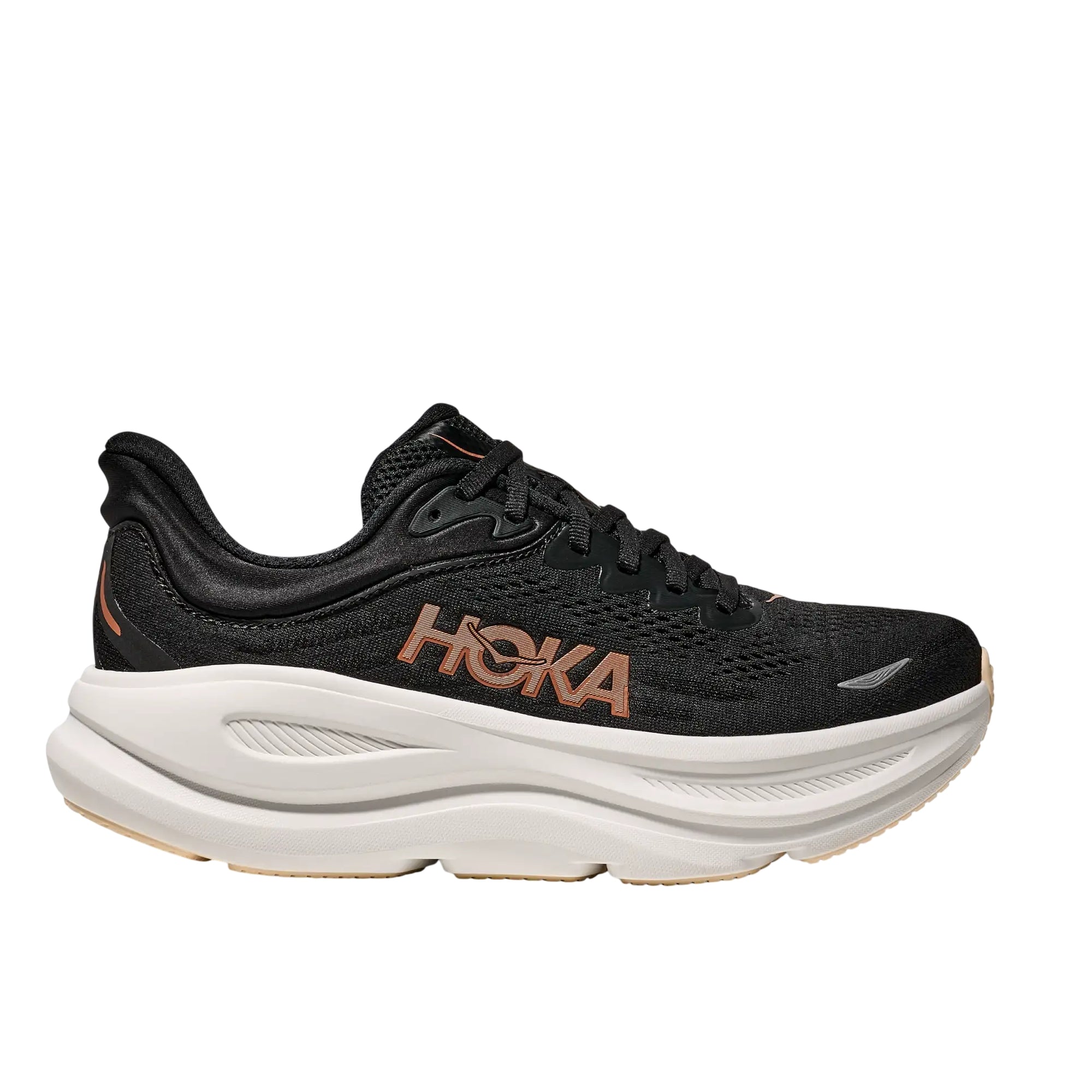Sneakers Donna da running, modello Bondi 9, con dettagli catarifrangenti 
