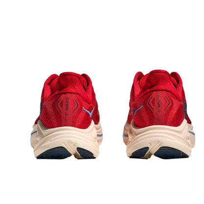 Scarpa Running Uomo Clifton 10 Rosso retro