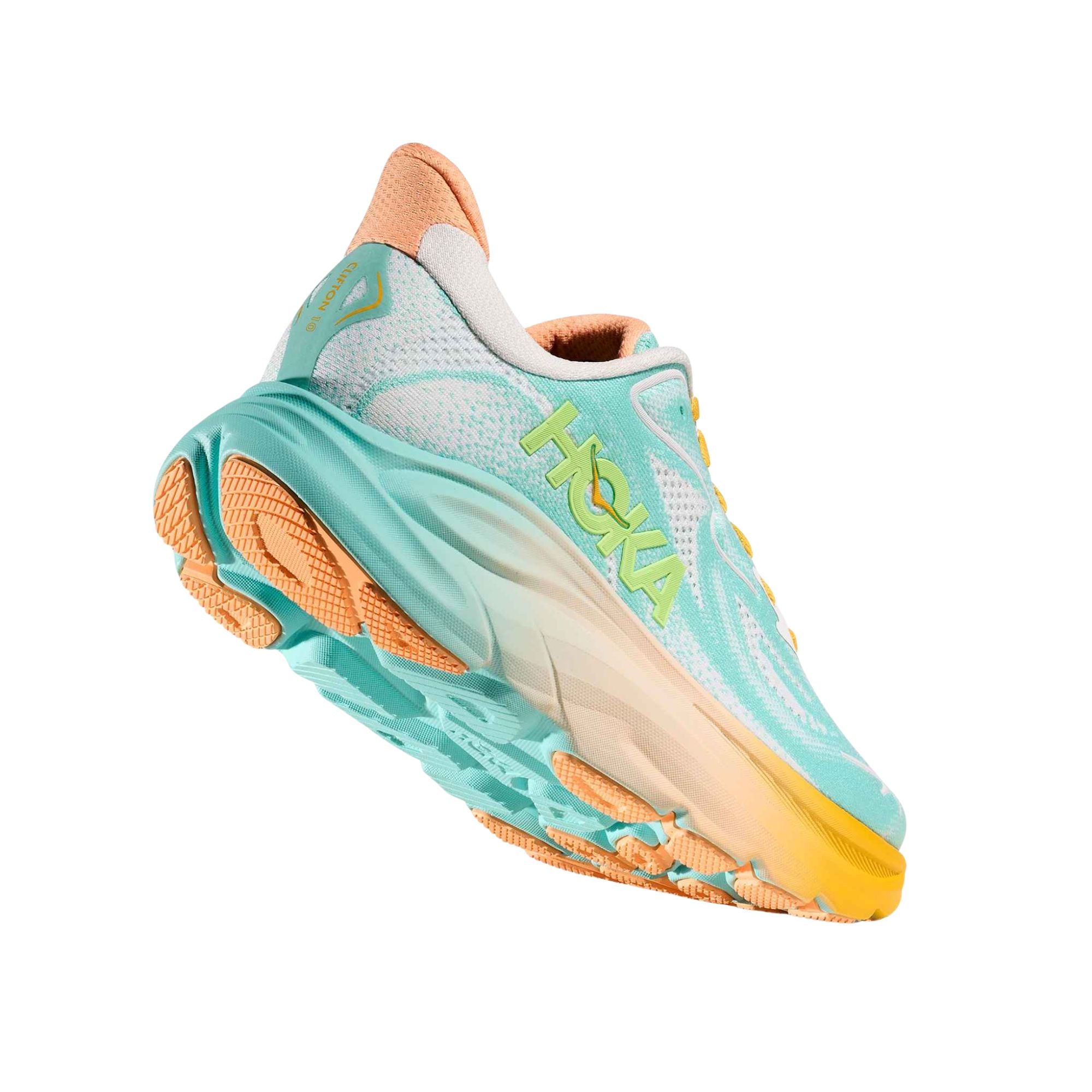 Scarpa Donna Clifton 10, con tomaia in mesh tecnico e intersuola CMEVA ultra-leggera