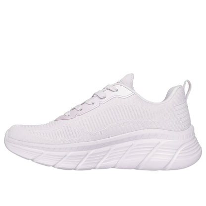 Sneakers Donna Bobs Sport B Flex Hi - Flying Lilla con tomaia in maglia 