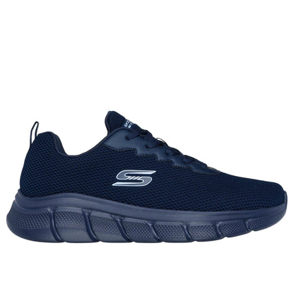 Sneakers Uomo Bobs Flex B Blu con tomaia, con tomaia traspirante