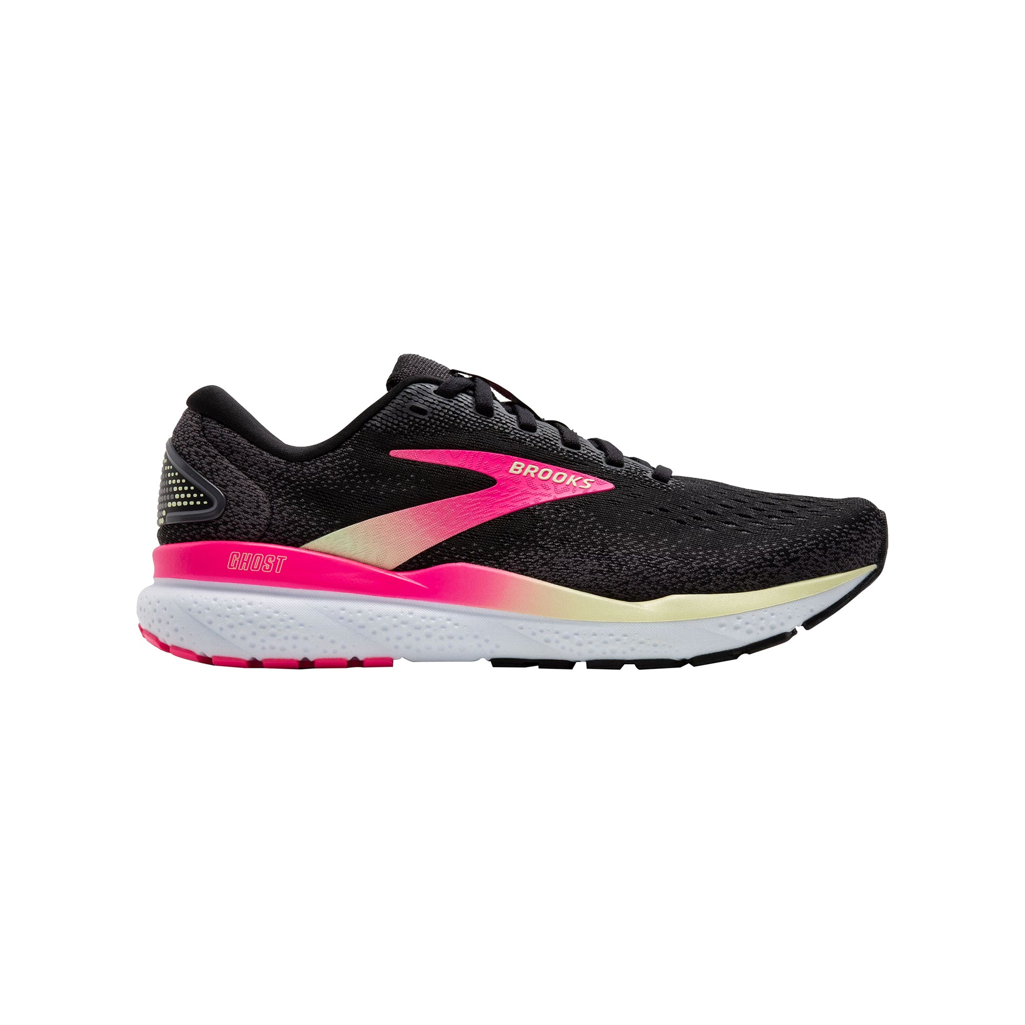 BROOKS Scarpe da Running Donna Ghost 16 Nero e Fucsia