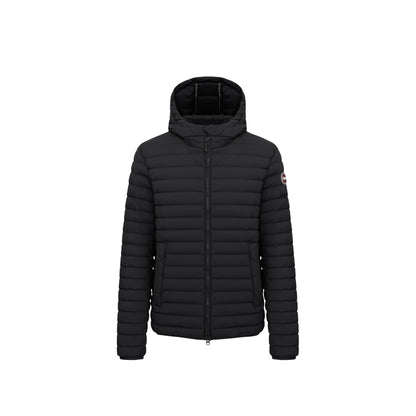 Piumino Uomo leggero, Nero, con cappuccio e design classico