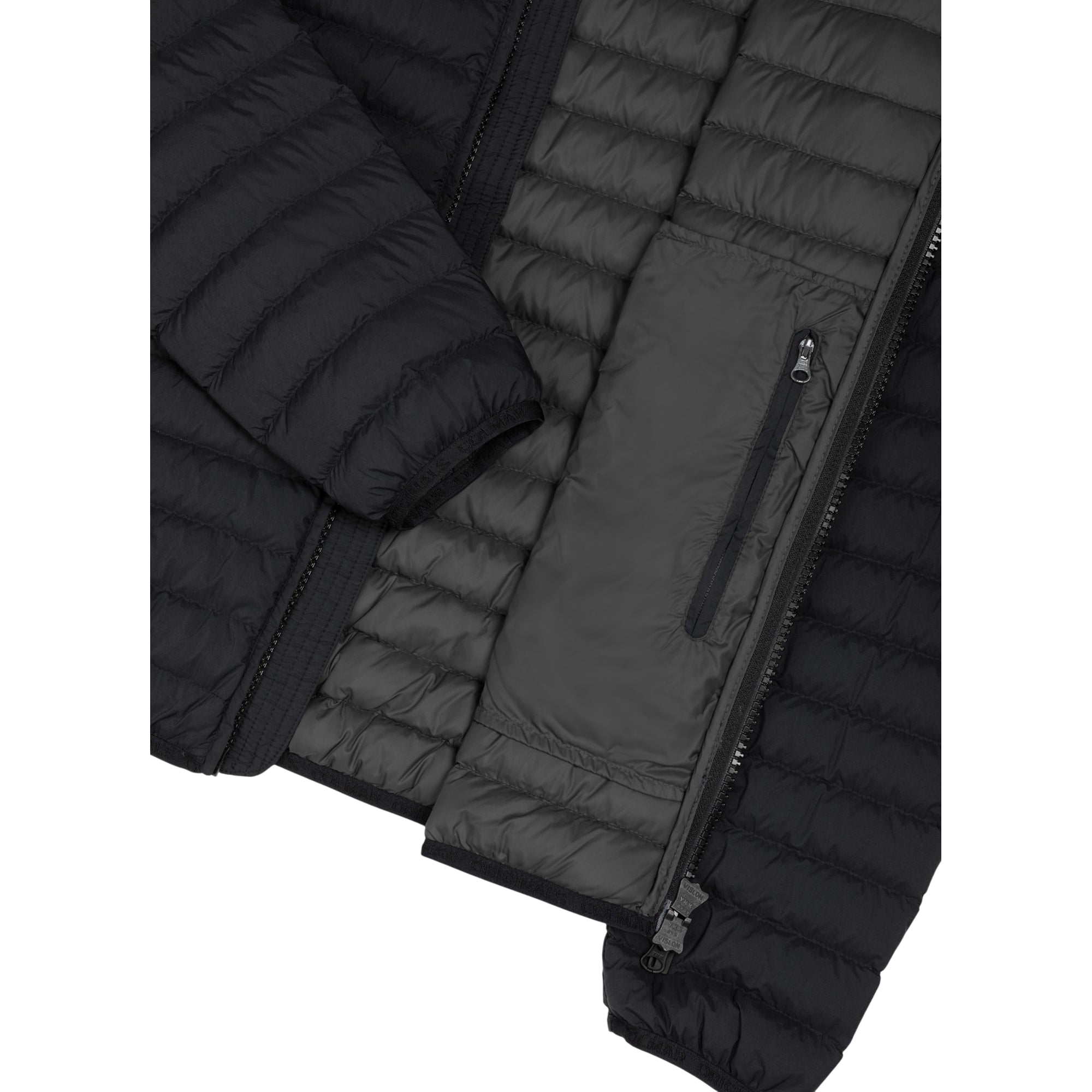 Piumino Uomo leggero, Nero, con cappuccio e design classico