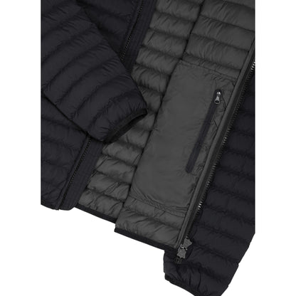 Piumino Uomo leggero, Nero, con cappuccio e design classico