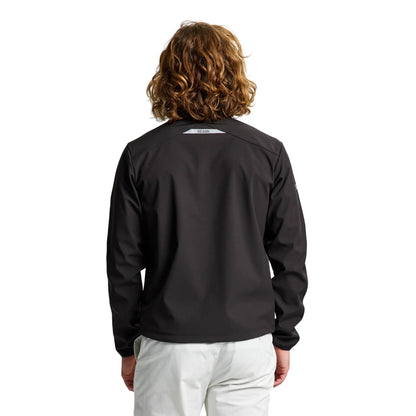 Giacca Uomo Nera, Active Softshell, con full zip frontale