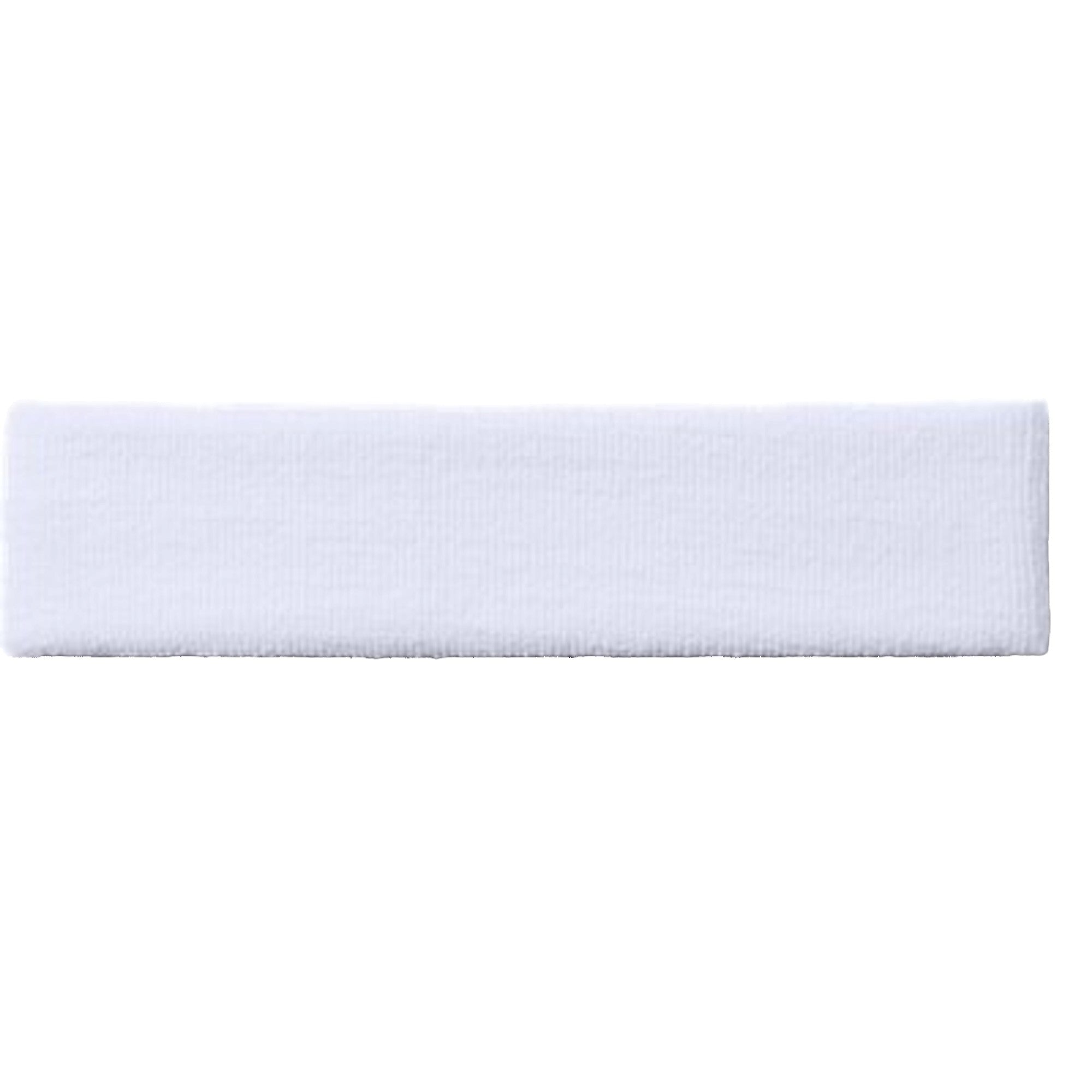 Fascia tergisudore Unisex bianca con logo nero