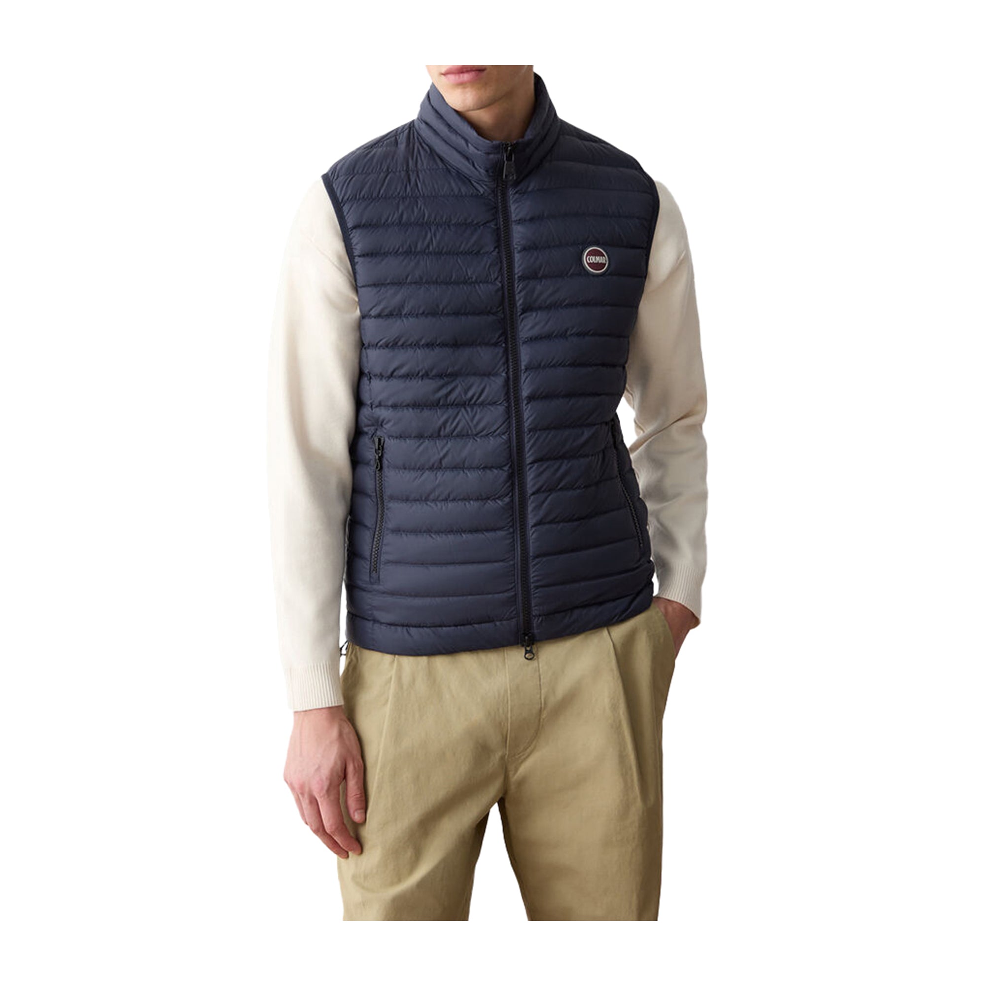 Colmar Gilet Uomo Imbottito in Piuma Blu navy