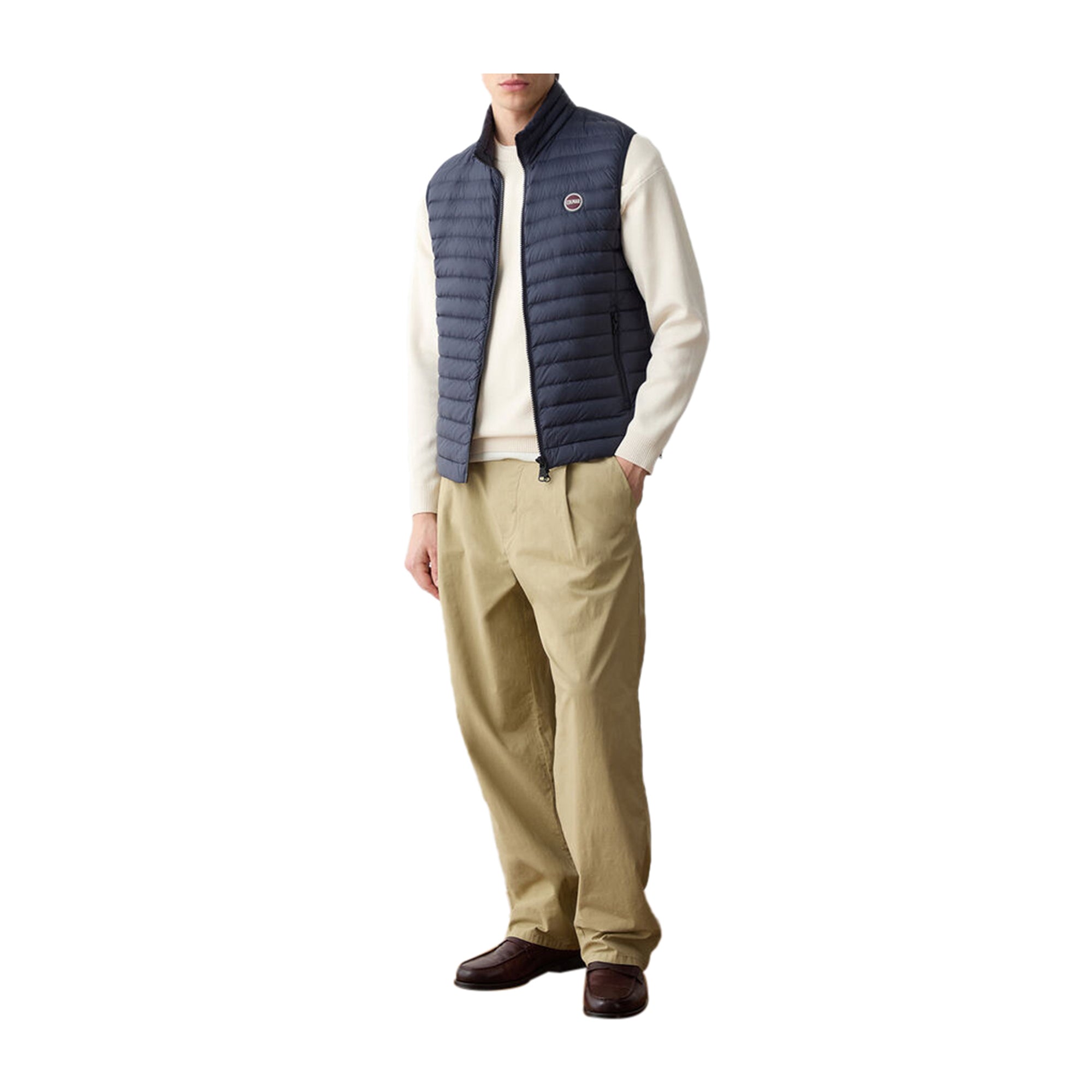 Colmar Gilet Uomo Imbottito in Piuma Blu navy