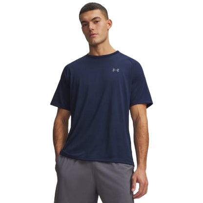 T-shirt sportiva Uomo UA Tech 2.0 Blu modello frontale