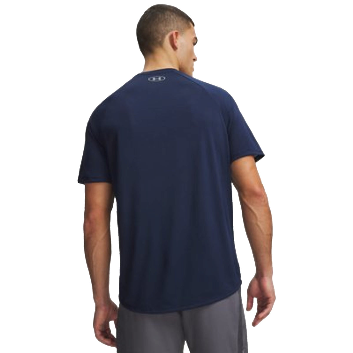 T-shirt sportiva Uomo UA Tech 2.0 Blu modello retro