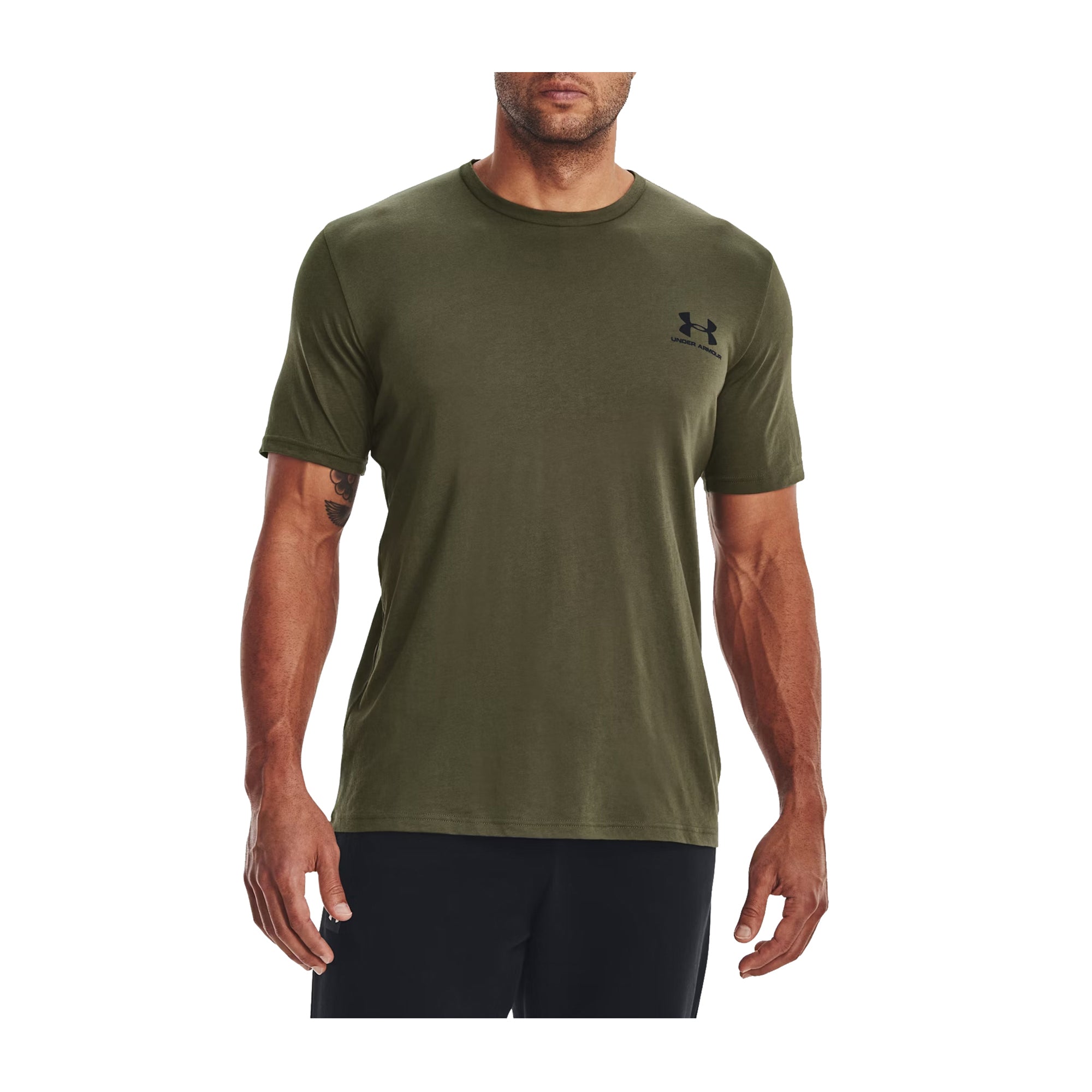 Under Armour Maglietta Uomo Verde Manica Corta