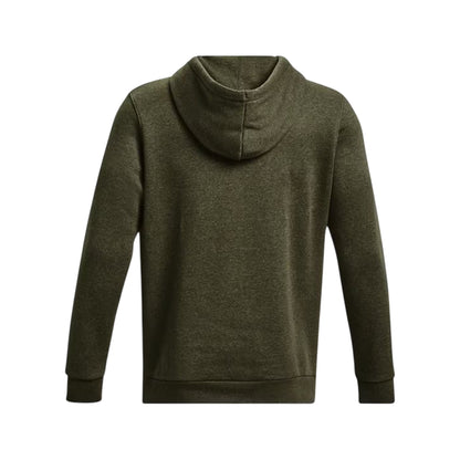 Felpa Uomo con cappuccio e logo Verde retro