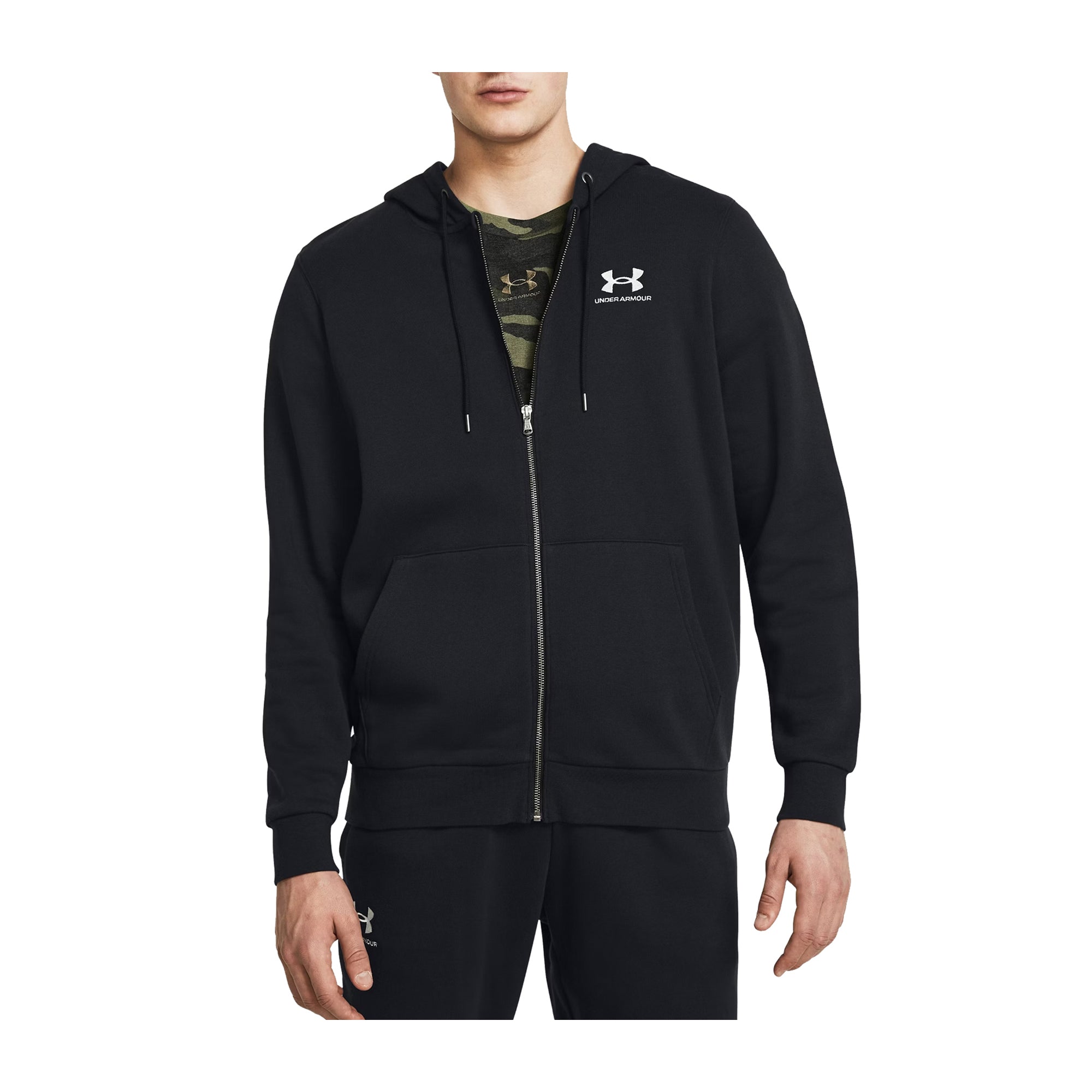 Under Armour Felpa UA Essential Fleece Nero