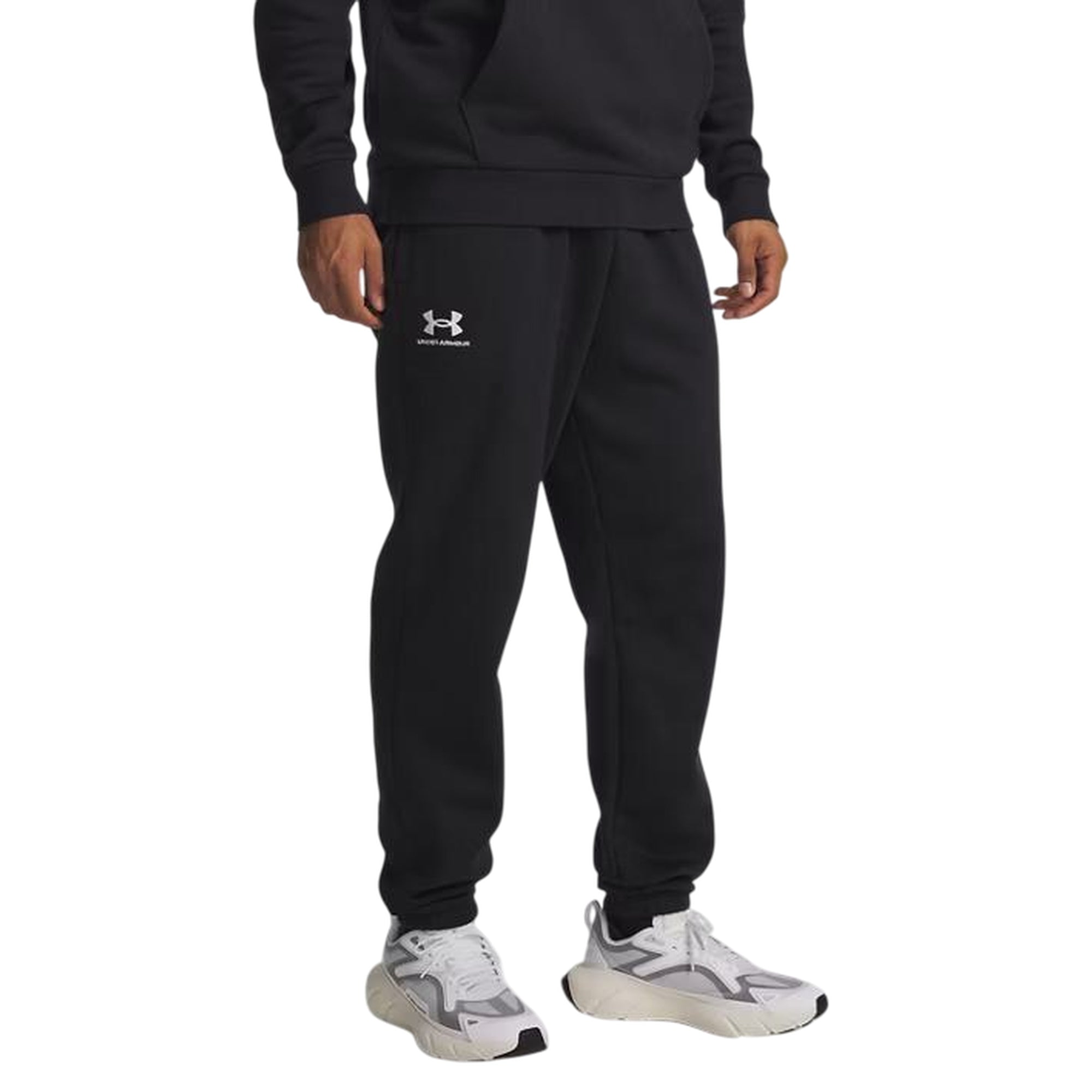 Pantaloni sportivi Uomo Icon Fleece Nero modello frontale