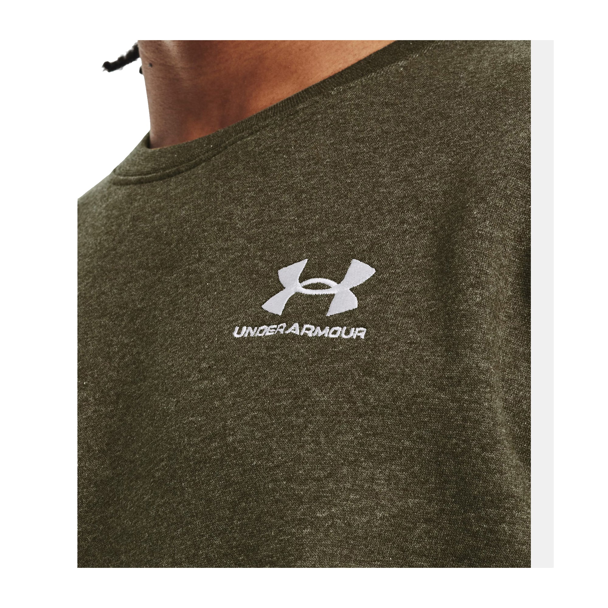 Felpa under armour uomo verde on sale