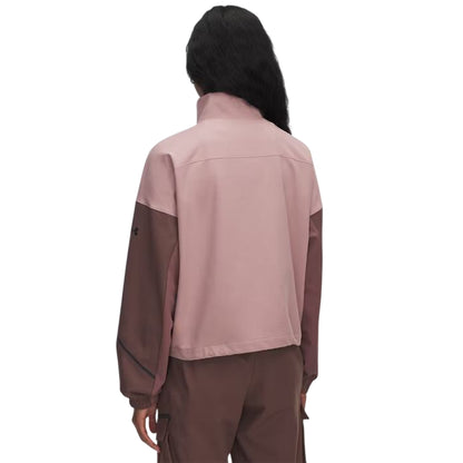 Giacca Donna con orlo con coulisse Rosa modella retro