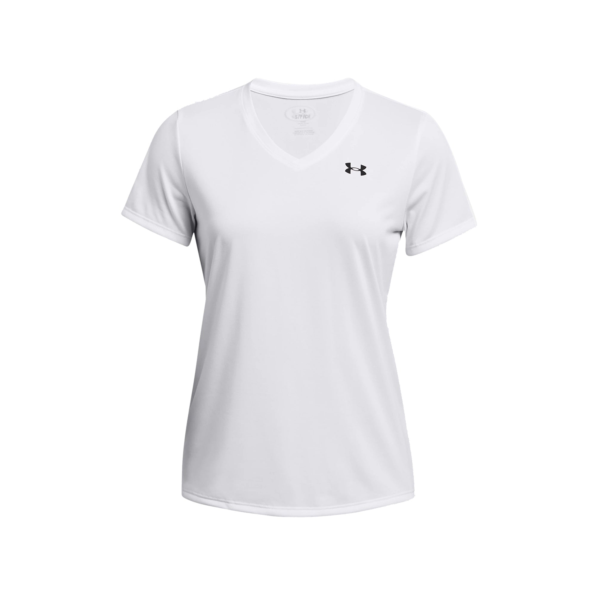 T shirt Donna Under Armour UA Tech Manica Corta Bianca