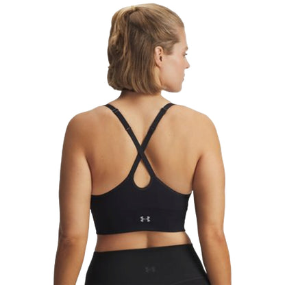 Reggiseno Sportivo Donna Vanish Seamless Low Nero retro