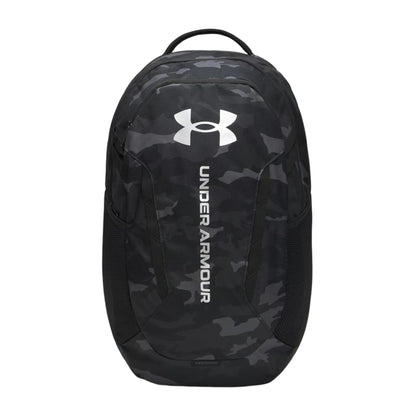 Zaino Unisex UA Hustle 6.0 Nero con stampa logo 