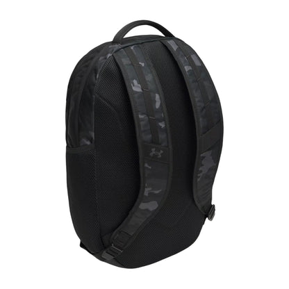 Zaino Unisex UA Hustle 6.0 Nero con stampa logo 
