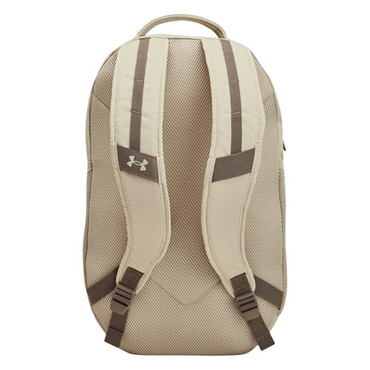 Zaino Unisex UA Hustle 6.0 Beige con stampa logo